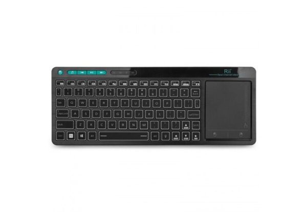 Rii K18 Plus 2.4g Wireless Backlit Keyboard with Touch Pad