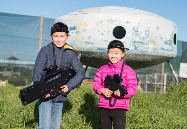 One-Hour Outdoor Combat Laser Tag Pass for One Person