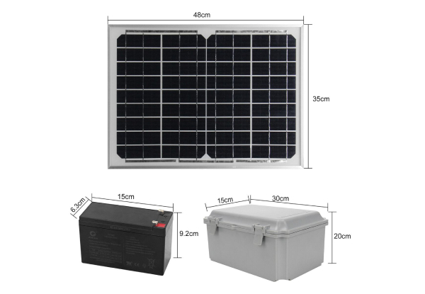 Solar Automatic Single Swing Gate Opener System with Remote Control