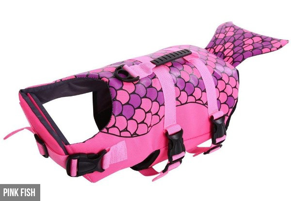 Dog Life Jacket Vest - Three Designs & Two Sizes Available