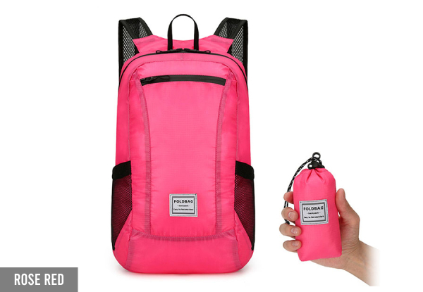 Outdoor Portable & Lightweight Backpack - Eight Colours Available