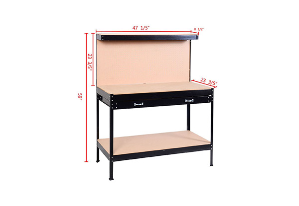 $99.99 for a Workbench with Drawer & Peg Board