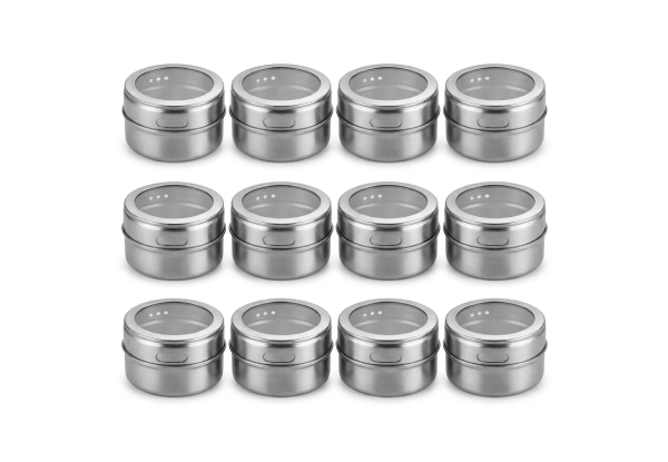12-Piece Spice Container Set