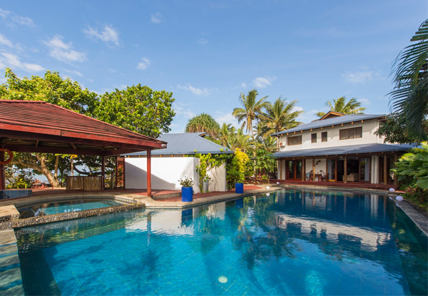 Five-Night Fijian Escape for Two in a Premium Beachside Villa incl. Continental Breakfast, Late Checkout  Wifi, Two One-Hour Massage & More - Options for Seven-Night Stay Available