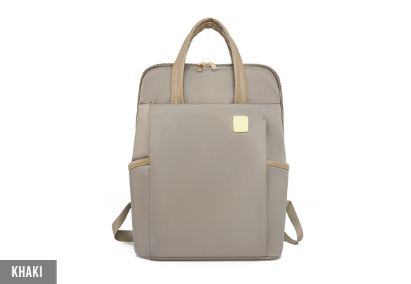 Laptop Backpack with Luggage Strap - Available in Four Colours