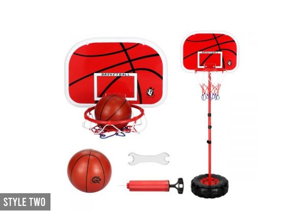 Two-Metre Adjustable Basketball Hoop incl. Basketball for Kids