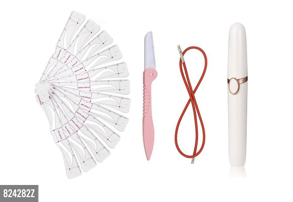 Eyebrow Stencil & Razor Set - Available in Three Options
