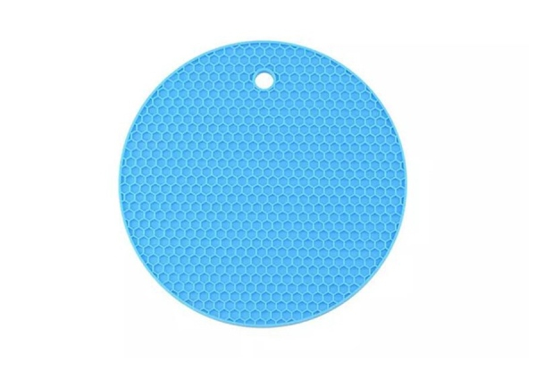 Two-Pack of Round Silicone Heat Mats - Three Colours Available & Option for Four-Pack