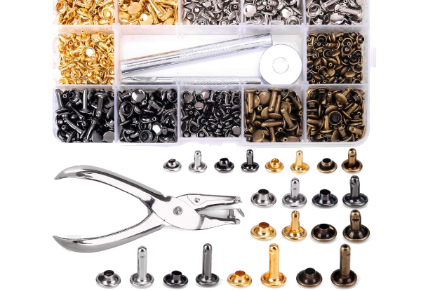 360-Piece Leather Rivets Tool Kit