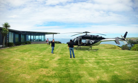 From $299 to Travel in Style with a Waiheke/Auckland Helicopter Flight & Rental Car Package - Options Available for up to Six People (value up to $2,154)