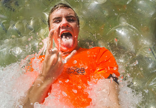 School Holiday Zorbing Special - One ZYDRO ZORB Ride for Ages Six Years & Over