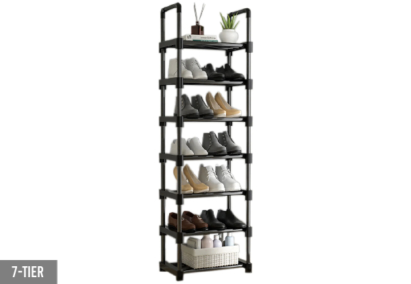 Large Capacity Shoe Rack Storage - Available in Three Sizes