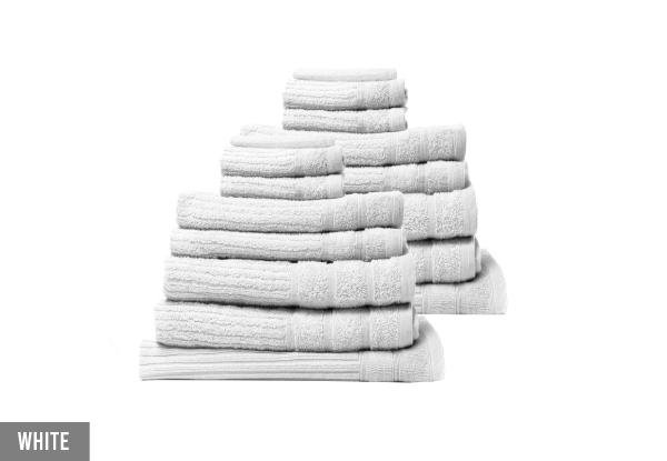 Royal Comfort Eden 16-Piece Towel Pack - Four Colours Available