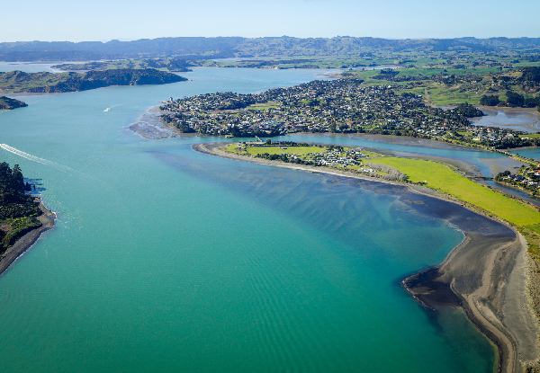 Return Flight to Raglan for One-Person incl. Two Course Meal with Drinks at Orca Bar - Options for up to Eight People