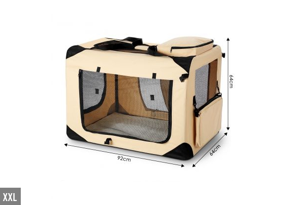 Pet Portable Carrier Crate - Two Sizes Available