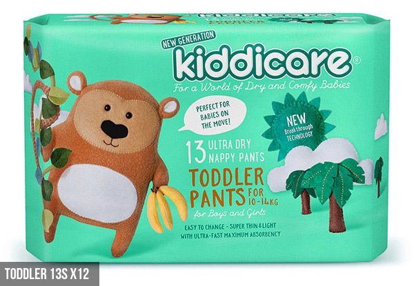 Kiddicare Mega Pack of New Generation Nappy Pants - Eight Options Available