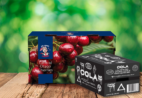 2kg Mr Henry Cherries & 12-Pack Cherry Cola Drinks - Cherries Delivered on the 19th December 2024