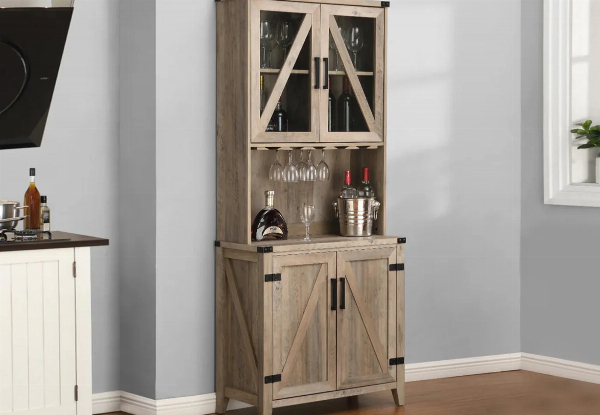 Versatile Barn Wine Cabinet