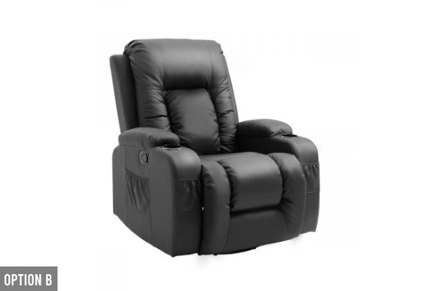 Massage Recliner Chair - Two Options Available