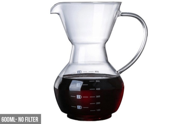 Manual Drip Glass Coffee Maker