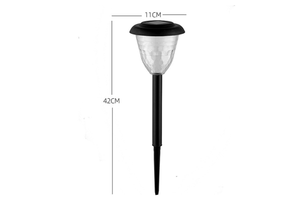 Solar Lawn Garden Light - Available in Two Colours & Option for Two-Pack