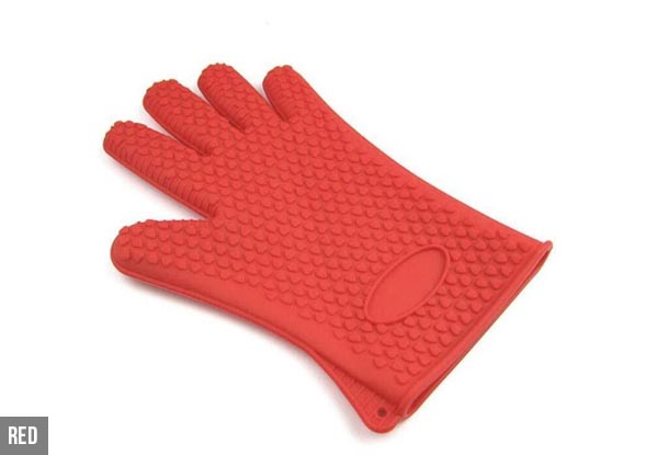 Two-Pack of BPA Free Food Grade Silicone Gloves - Three Colours Available