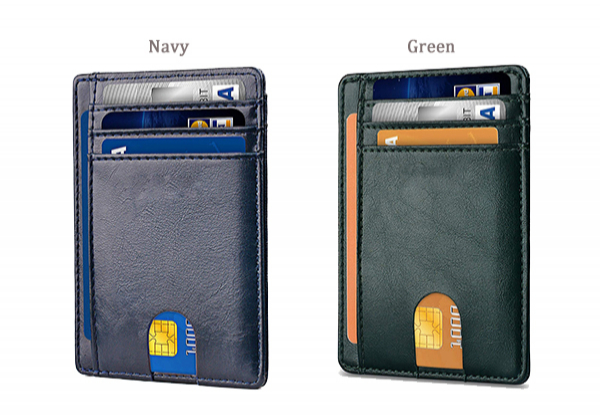 Minimalist Front Pocket RFID Blocking Wallet - 12 Colours Available