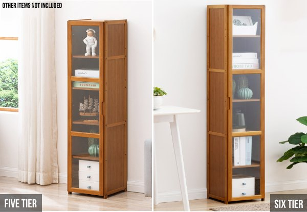 Freestanding Bamboo Cabinet - Five Sizes Available