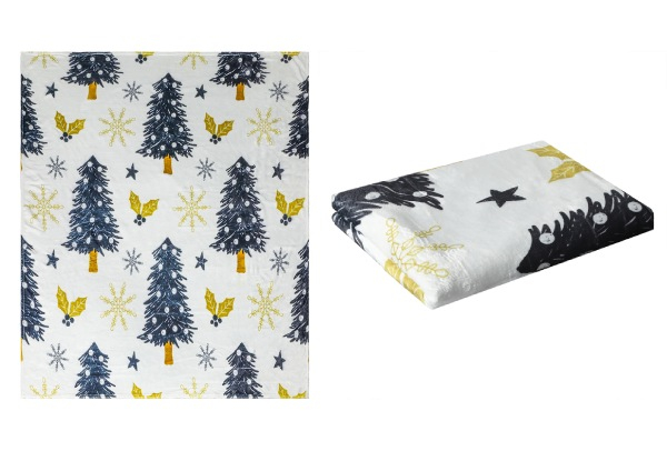 Santaco Double-Sided Throw Blanket Christmas Decor - Available in Two Colours & Two Sizes