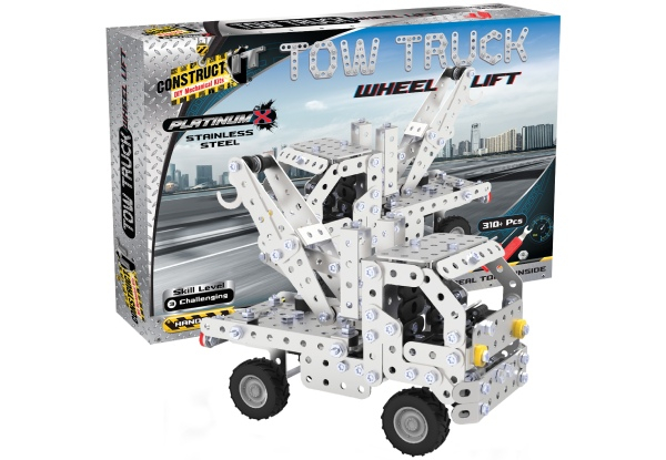 Construct It PlatinumX Tow Truck 310-Pieces