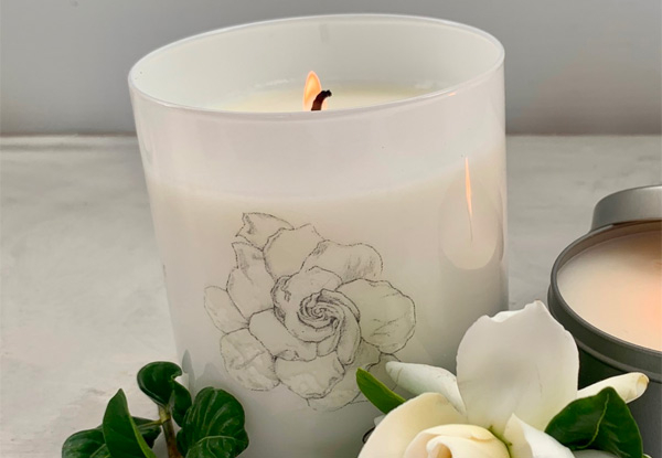 NZ Made Luxurious Soy Candle - Four Scents Available