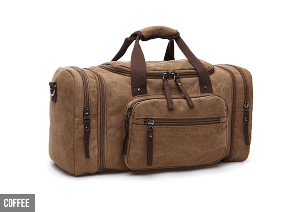 Canvas Duffle Bag - Five Colours Available