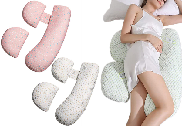 Maternity Side Sleeper Body Pillow - Available in Three Colours