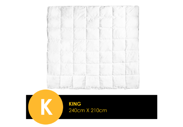 Royal Comfort 250GSM Luxury Bamboo Quilt - Four Sizes Available