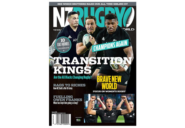 NZ Rugby World Magazine Subscription for Six Months - Options for 12 Months or 24 Months with Free Delivery