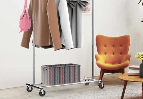 Heavy-Duty Industrial Clothes Rack