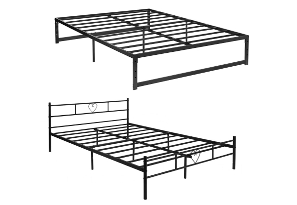 Black Queen Bed Frame - Two Styles Available