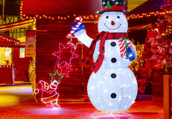 180cm Snowman LED Christmas Light Decor - Two Options Available