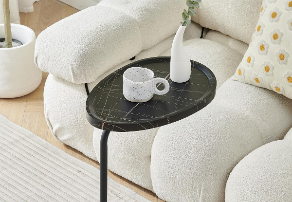 C-Shaped Side Table