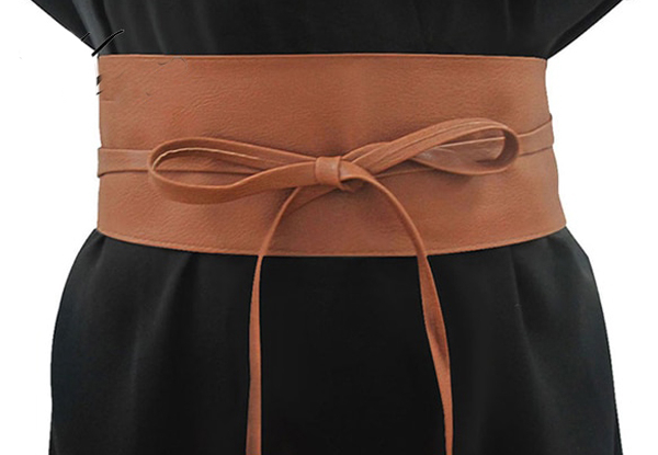 Faux Leather Wrap Around Boho Belt - Two Colours Available