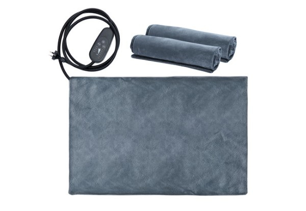 Electric Heating Pet Pad Mat with Two Cloth Covers - Four Sizes & Two Styles Available