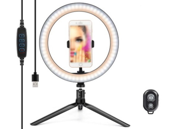 LED Desktop Selfie Ring Light