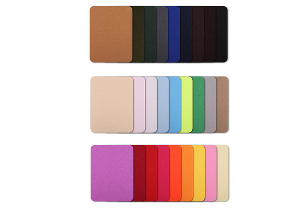29-Piece Clothing Repair Iron-On Patch Kit