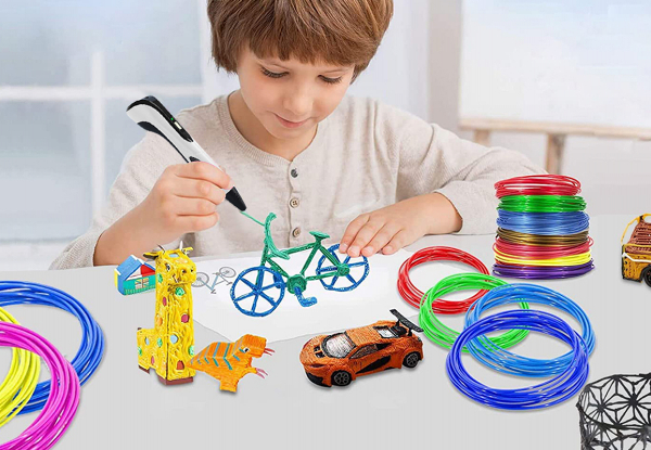 Kids DIY 3D Printing Pen Toy - Three Colours Available & Option for Two-Pack