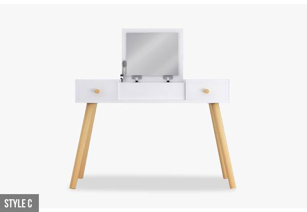White Dressing Table Range- Three Styles Available