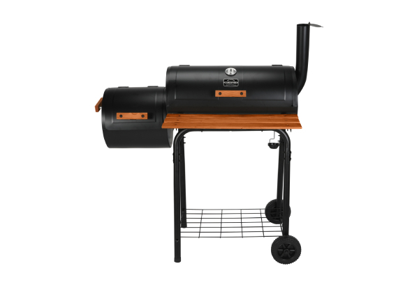 Quickfire Tennessee Charcoal BBQ & Offset Barrel Smoker