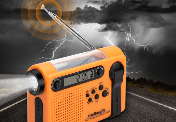 2000mAh Solar Hand Crank Radio