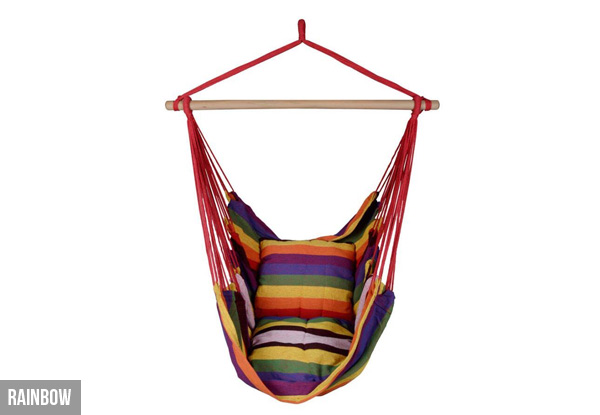 Garden Hammock Chair - Three Colours Available with Free Delivery