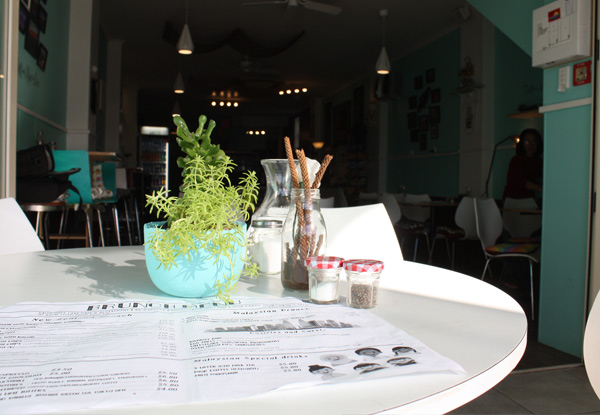 Two Breakfast Mains for Two People at Faith Hope Love Cafe in Napier