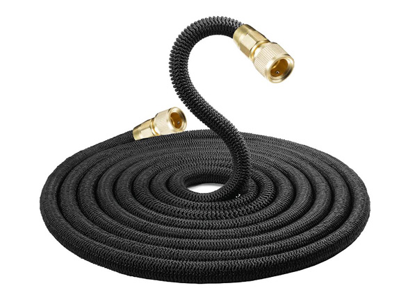 Five-Metre Heavy Duty Expandable Garden Hose - Option for Two-Pack